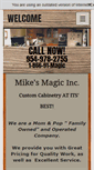 Mobile Screenshot of mikes-magic.com